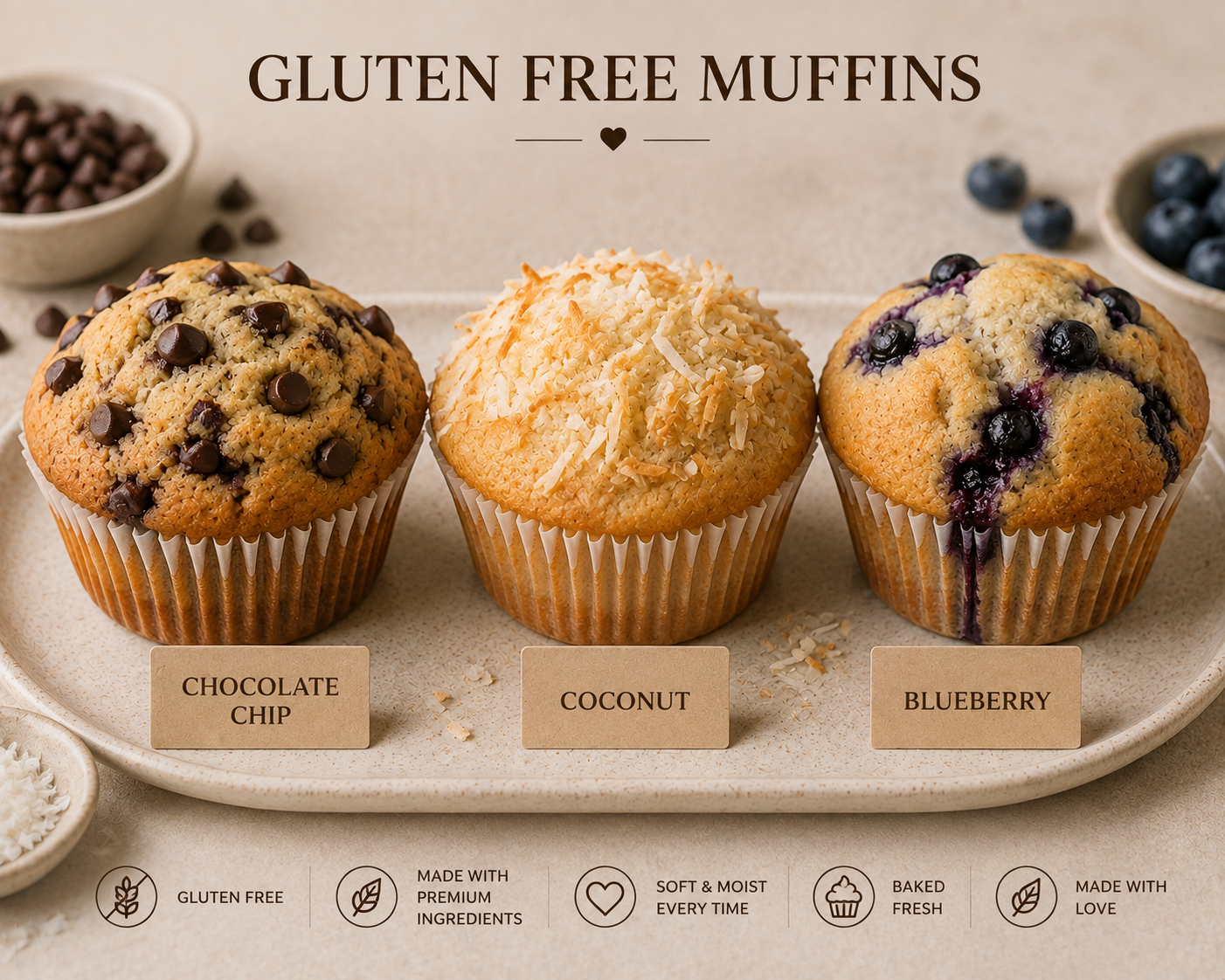 Gluten free muffins