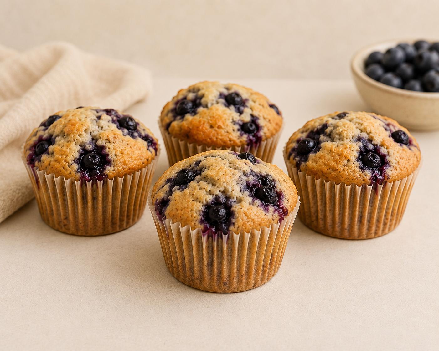Dairy free blueberry muffins